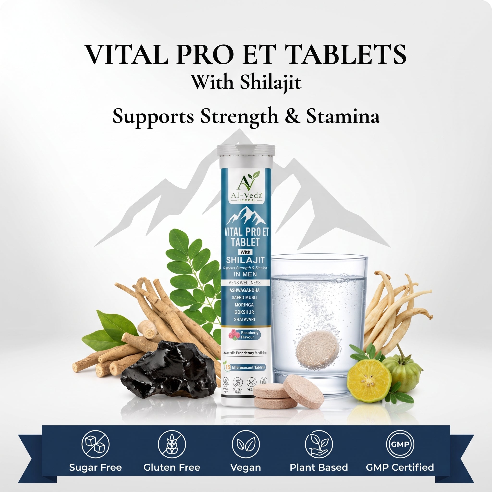 Herbal Vital Pro ET Shilajit Tablets