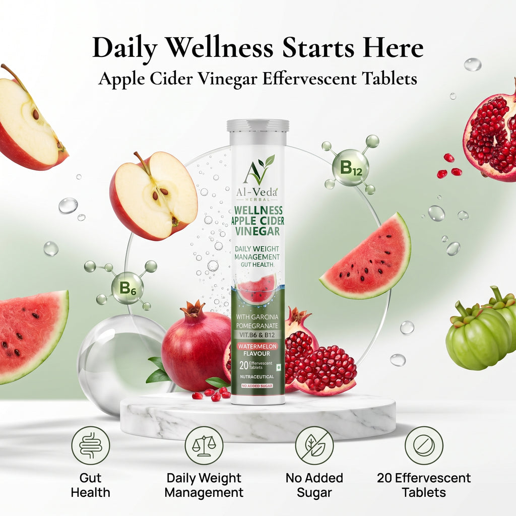 Al-Veda Wellness Apple Cider Vinegar Effervescent Tablets