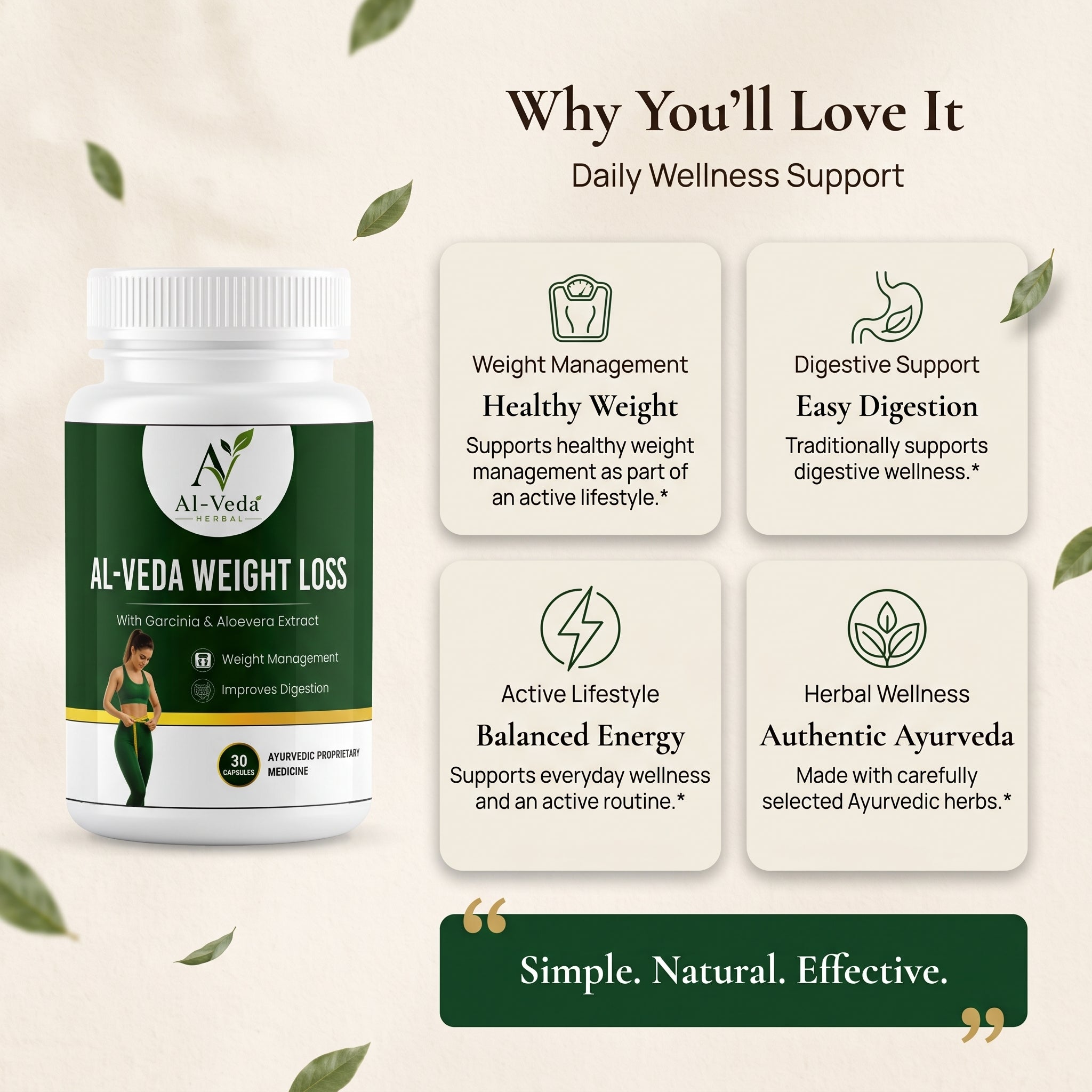 Al-Veda Weight Loss Capsules