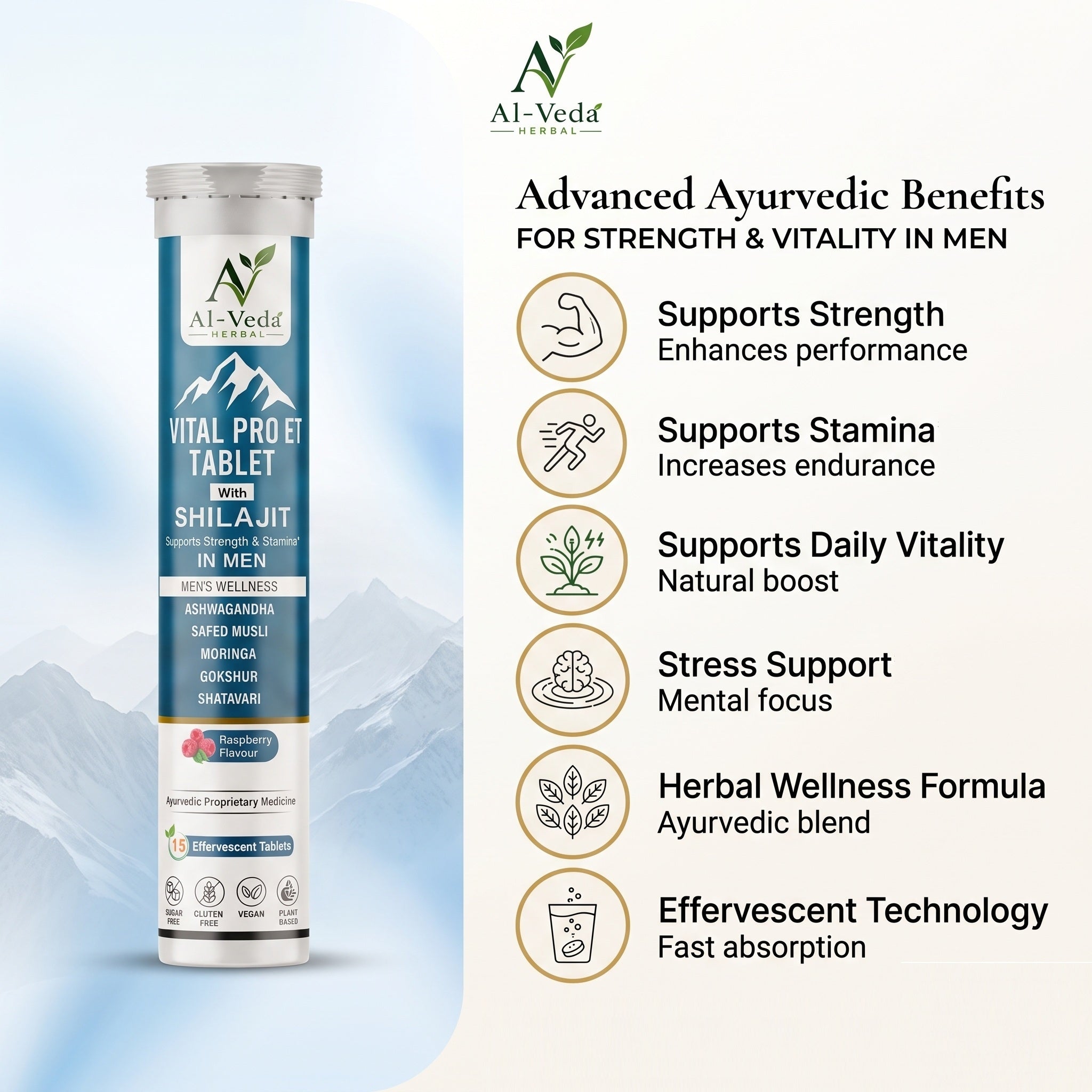 Herbal Vital Pro ET Shilajit Tablets