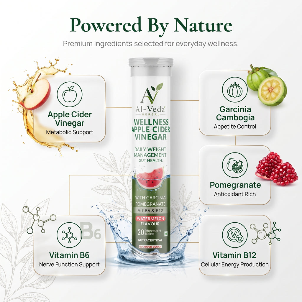 Al-Veda Wellness Apple Cider Vinegar Effervescent Tablets