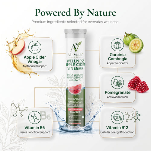 Al-Veda Wellness Apple Cider Vinegar Effervescent Tablets