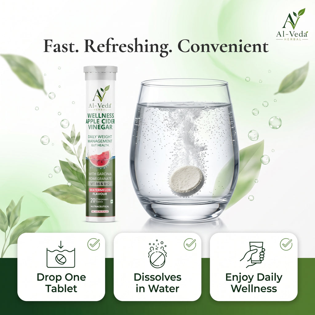 Al-Veda Wellness Apple Cider Vinegar Effervescent Tablets