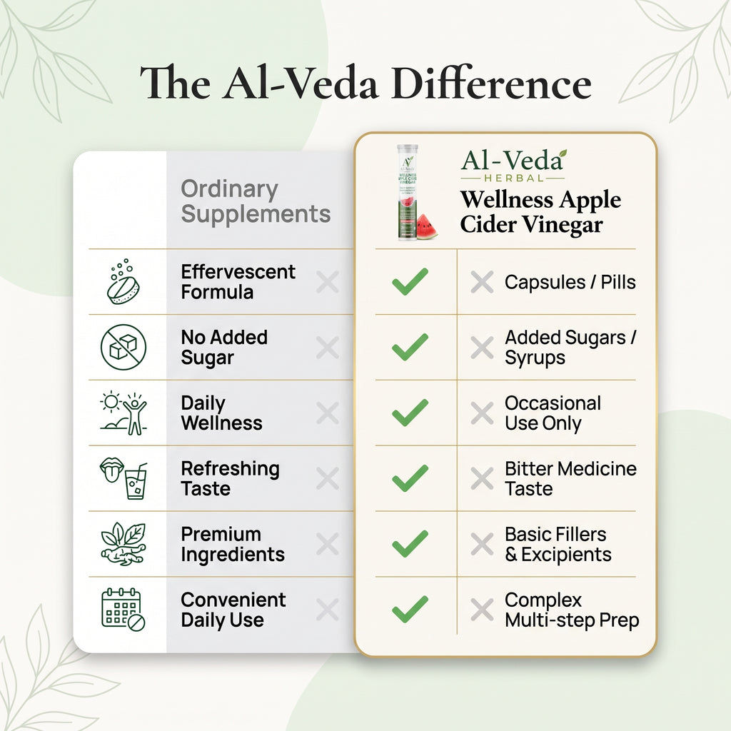 Al-Veda Wellness Apple Cider Vinegar Effervescent Tablets