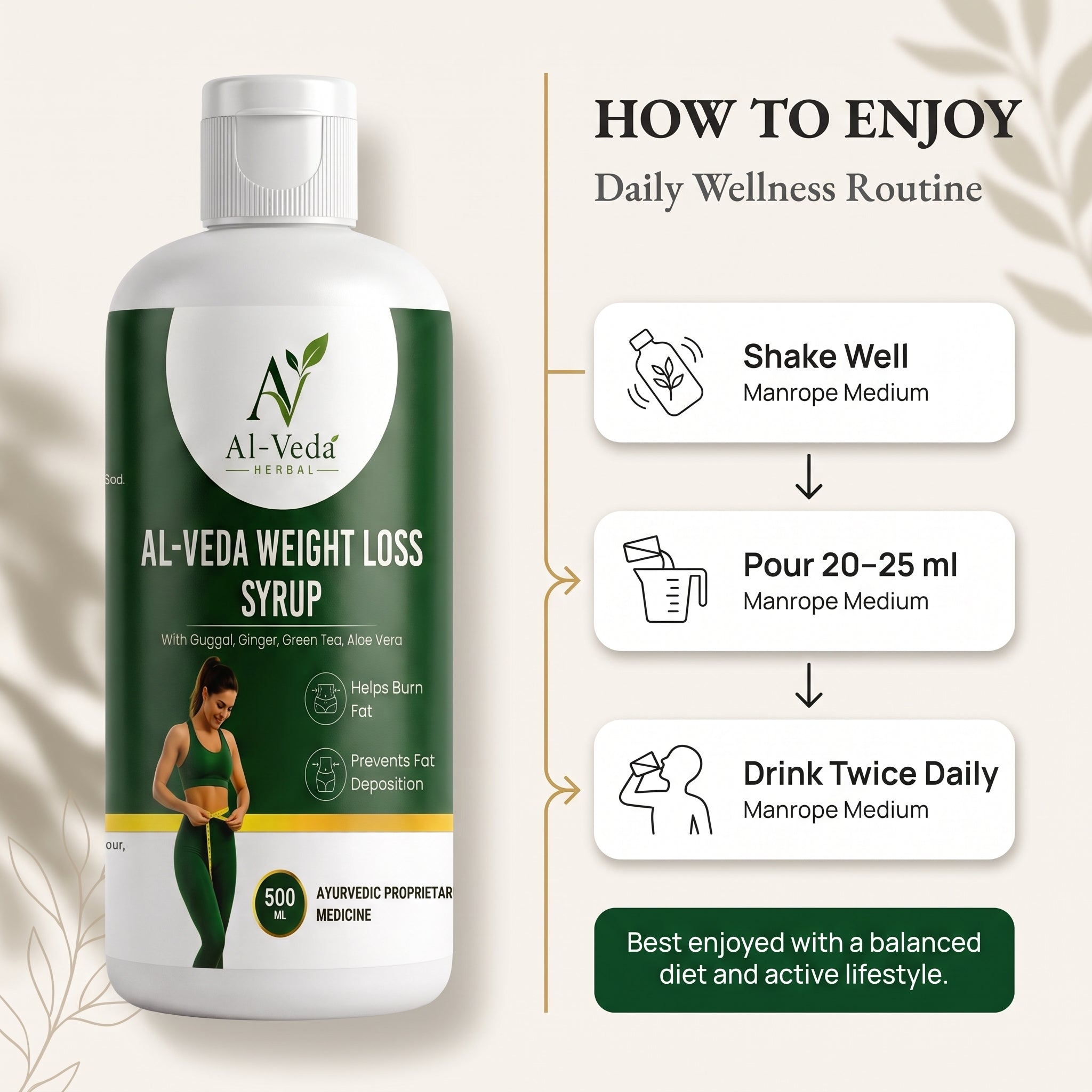 Al-Veda Weight Loss Syrup
